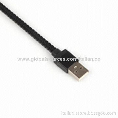 4-in-1 Zipper USB Cable with Charging and Data, Various Colors Available